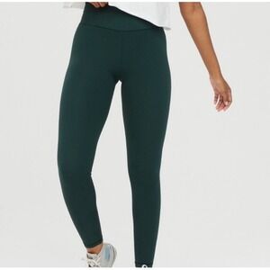 Aerie OFFLINE Real Me High Waisted Leggings M‎ Green Athleisure Workout Yoga